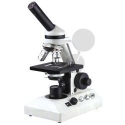 Monokulární mikroskop SH LED Kolleg, 40/600x (+ křížový stolek / WF 15x)