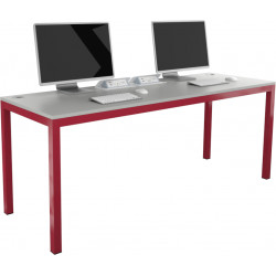 PC stůl dvoumístný, pevný ADAM E2P