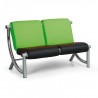 Sedací souprava JUICY, dvoumístná, zelená