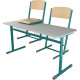 Školní žákovská sestava OTTO dvoumístná: lavice + 2 židle