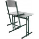 Sestava školní žákovské lavice a školní židle HUBERT - výškově stavitelná