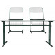 Školní žákovská sestava HUBERT dvoumístná: lavice + 2 židle