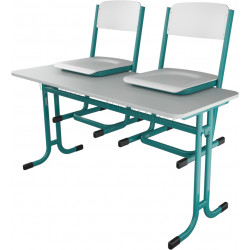 Školní žákovská sestava YGNÁC dvoumístná: lavice + židle