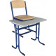 Sestava školní žákovské lavice a školní židle YGNÁC - výškově stavitelná