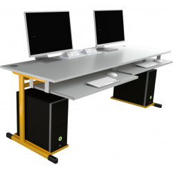 PC stůl dvoumístný, pevný OTTO D2P