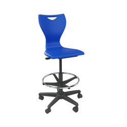 Vysoká židle na kolečkách CLASSIC PRO píst