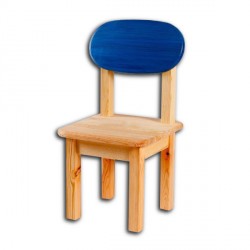 Dětská židlička SÁRA, modrý opěrák