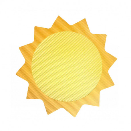 Pěnová samolepicí dekorace - sluníčko 64 cm