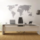 Pěnová samolepicí mapa světa