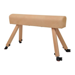 Gymnastický kůň MILA, přírodní useň, bez madel