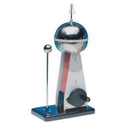 Van de Graaffův generátor, ruční pohon