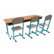 Školní žákovská sestava YGNÁC třímístná: lavice + 3 židle
