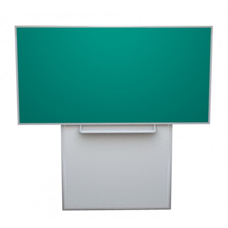 Keramická tabule 200x120 cm na pojezdu, zelená