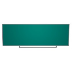 Keramická magnetická tabule - nástěnná, 280 x 120 cm, zelená
