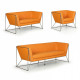 Sofa NAM trojmístné oranžové