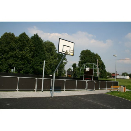 Basketbalová streetball konstrukce, exteriér