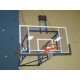 Otočná basketbalová konstrukce, interiér - vysazení od 2,5 m do 4 m