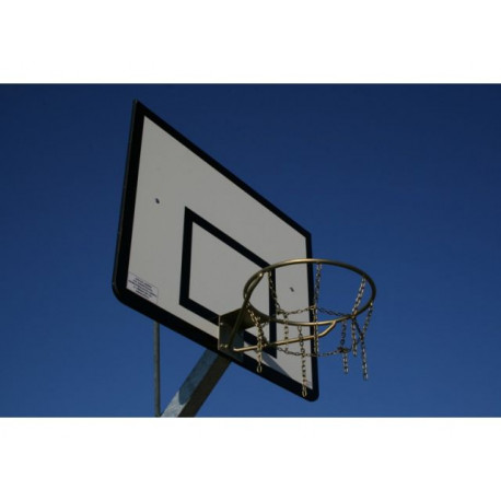 Pevný basketbalový koš - s přiavařenou síťkou, zinek