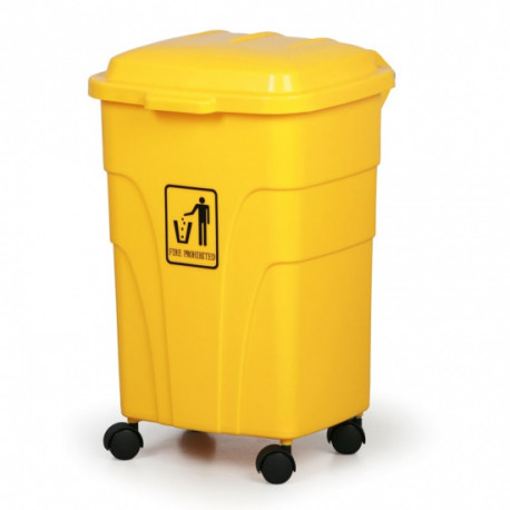 Mobilní nádoba na tříděný odpad E 70l, žlutá