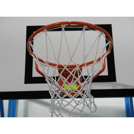 Pevný basketbalový koš - s přiavařenou síťkou, komaxit