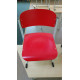 Školní žákovská židle YGNÁC, stavitelná, CPL červená