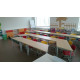 Školní žákovská židle YGNÁC, stavitelná, CPL červená
