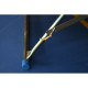 Trampolína 110x110 cm - nastavitelná výška, pružné lano: