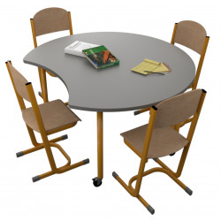 školní nábytek pro variabilní učebny - stůl OREO