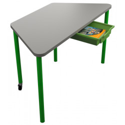 školní nábytek pro variabilní učebny - stůl TRAPO