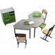 školní nábytek pro variabilní učebny - stůl POLY