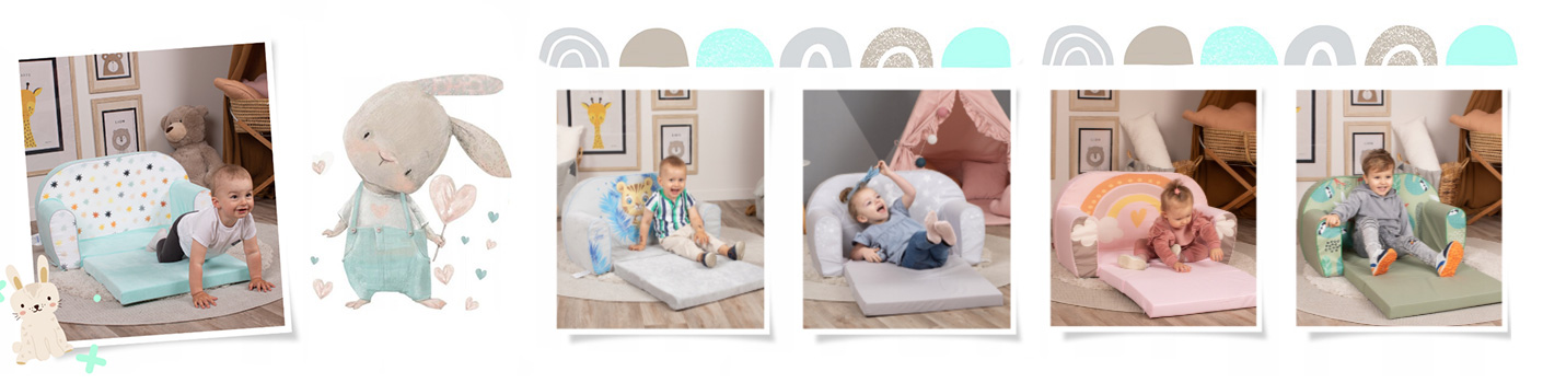 Dětské pohovky pro děti od 1 roku do 5 let / Skolato.cz